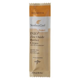 Medline Soothe & Cool INZO Zinc Oxide Barrier Cream   144 Count (0.2 oz)