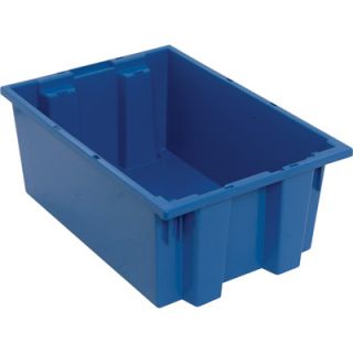 Quantum Storage Stack and Nest Tote Bin   19 1/2in. x 13 1/2in. x 8in. Size,