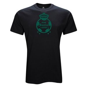 Euro 2012   Santos Laguna Distressed T Shirt (Black)