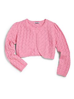 Hartstrings Toddlers & Little Girls Shrug Sweater   Pink