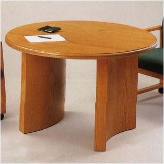 Lesro Contemporary Series 42  Round Gathering Table (Curved Panel Base) V194
