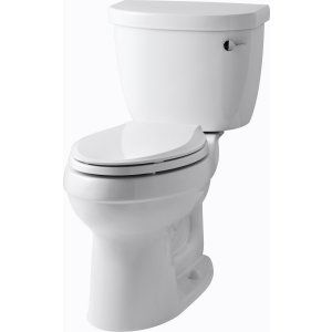 Kohler K 3589 TR 0 CIMARRON Comfort Height Elongated 1.6 gpf Toilet with Class S